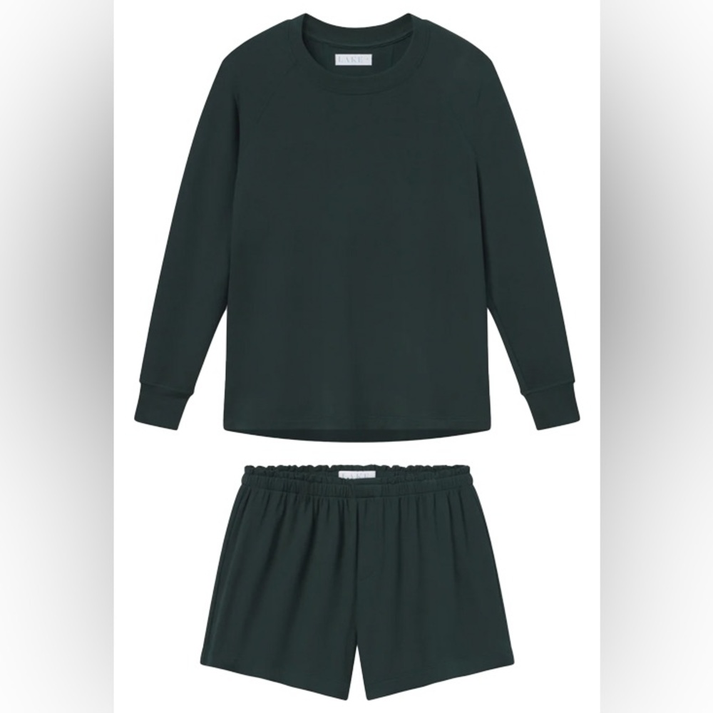 LAKE Relax Shorts Set in Conifer